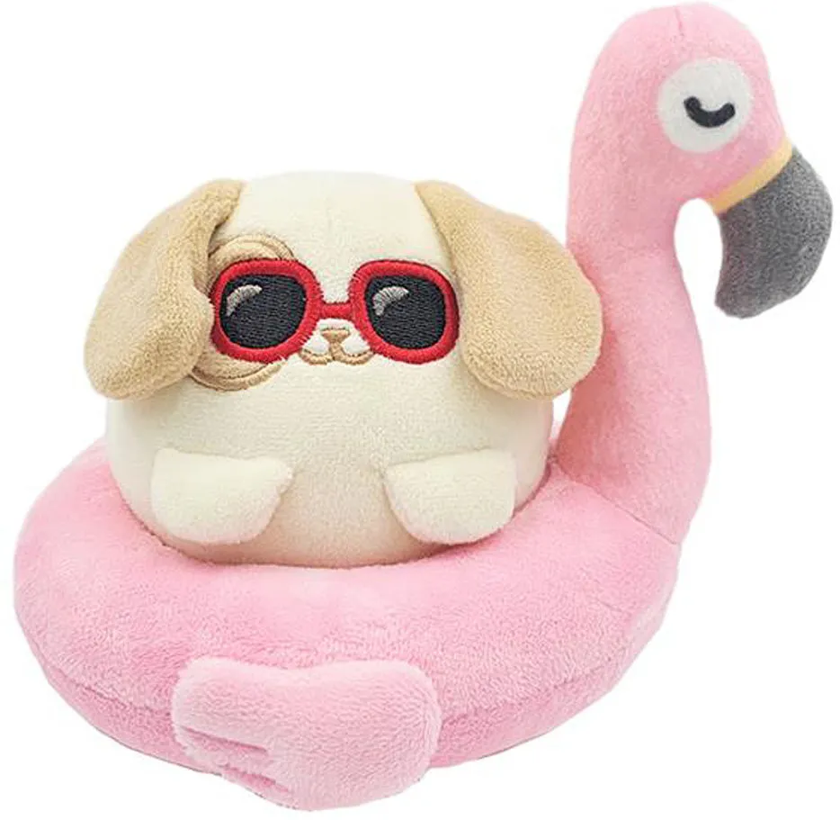 Anirollz Flamingo & Puppiroll Floatie