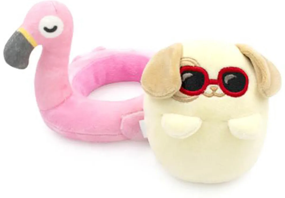 Anirollz Flamingo & Puppiroll Floatie