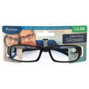 Calani Eyewear Reading Glasses Black  2.00