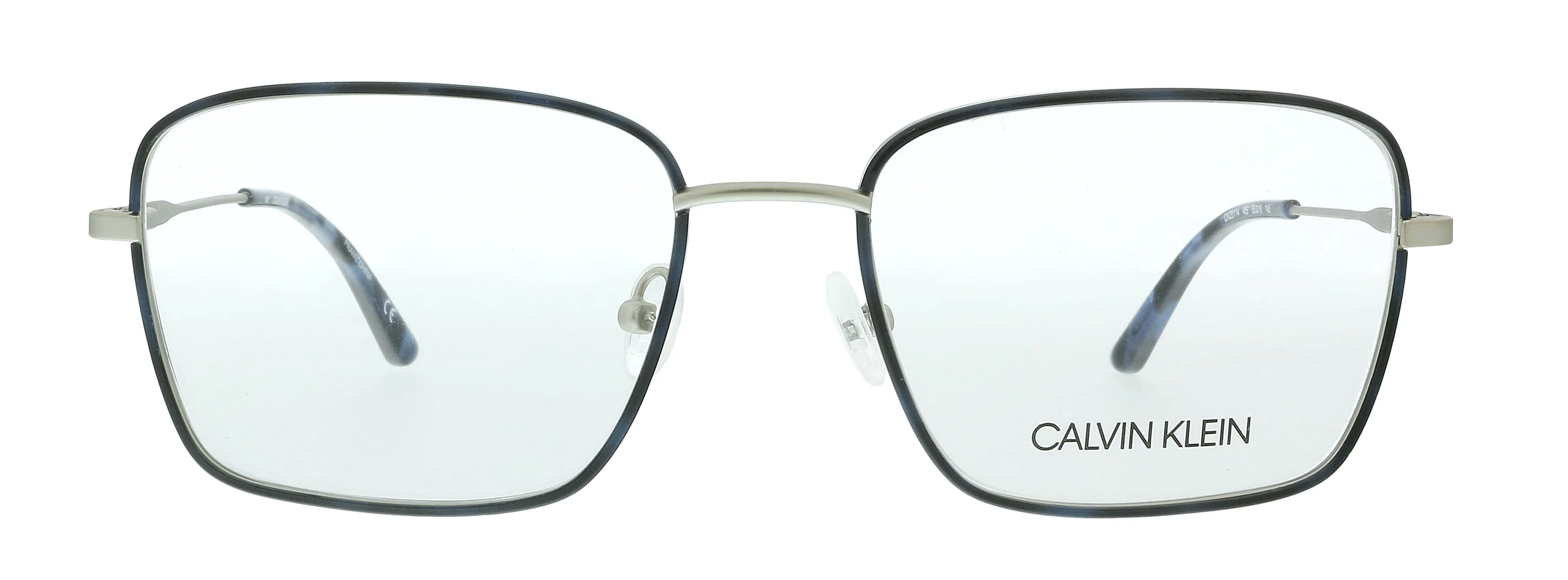 Calvin Klein CK20114 456 Navy Tortoise Modified Rectangle Eyeglasses