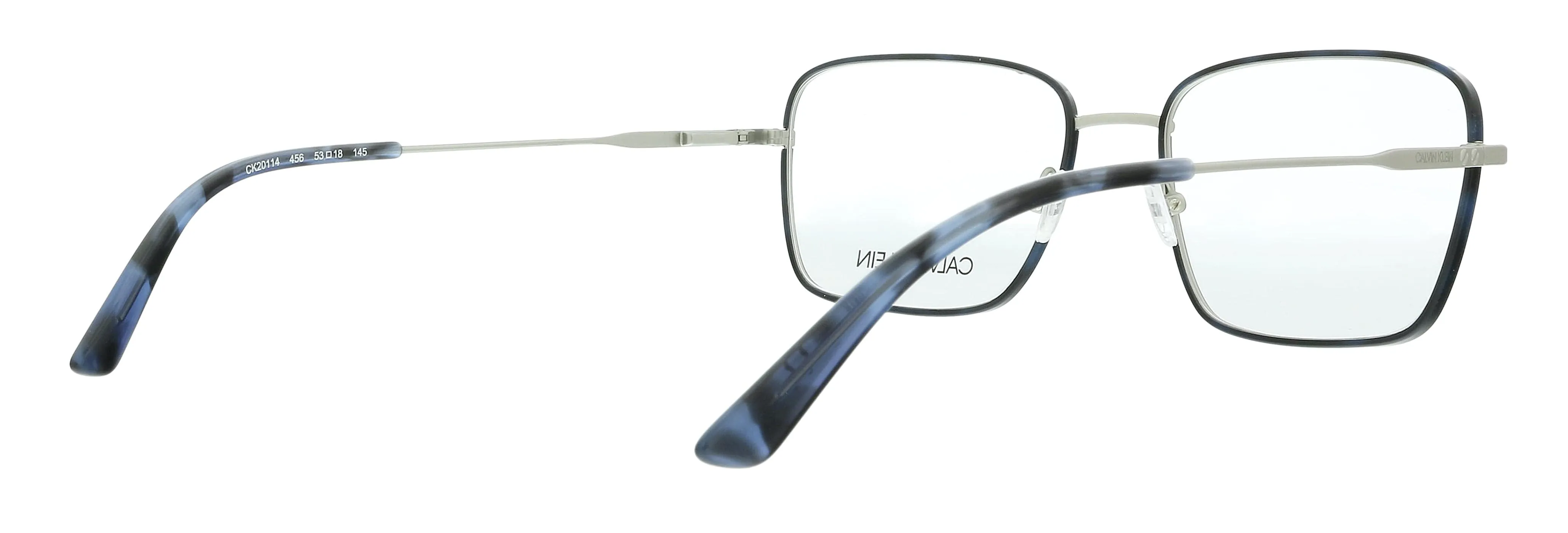 Calvin Klein CK20114 456 Navy Tortoise Modified Rectangle Eyeglasses