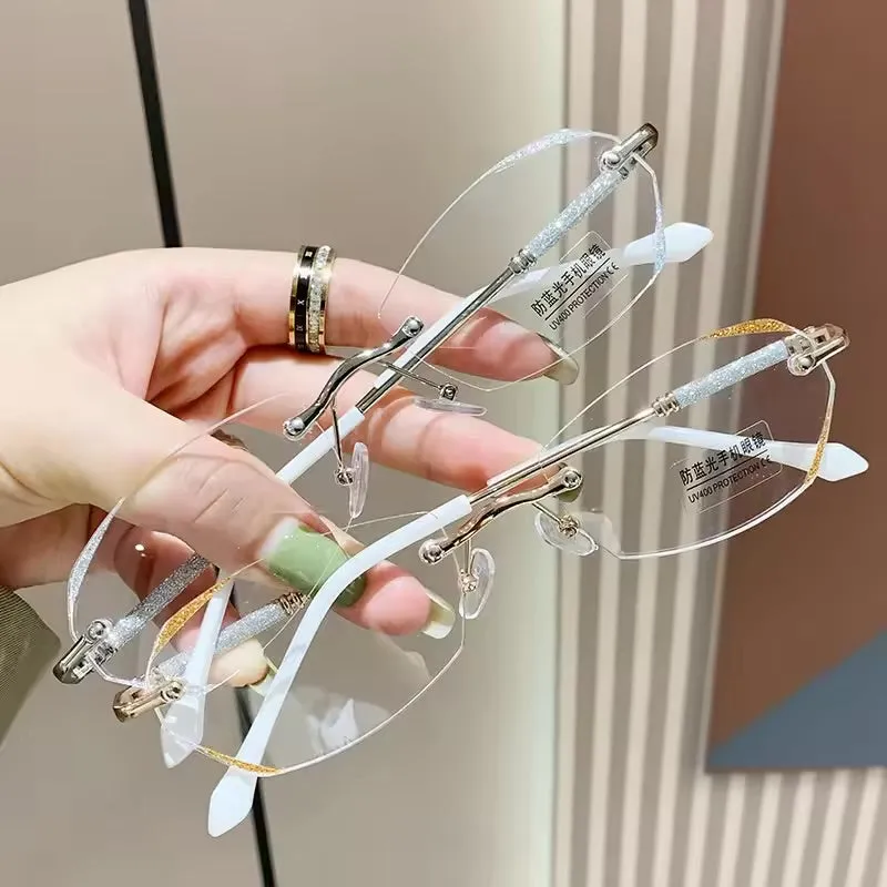 Diamond Cut Myopia Eyeglasses Men Women S841230