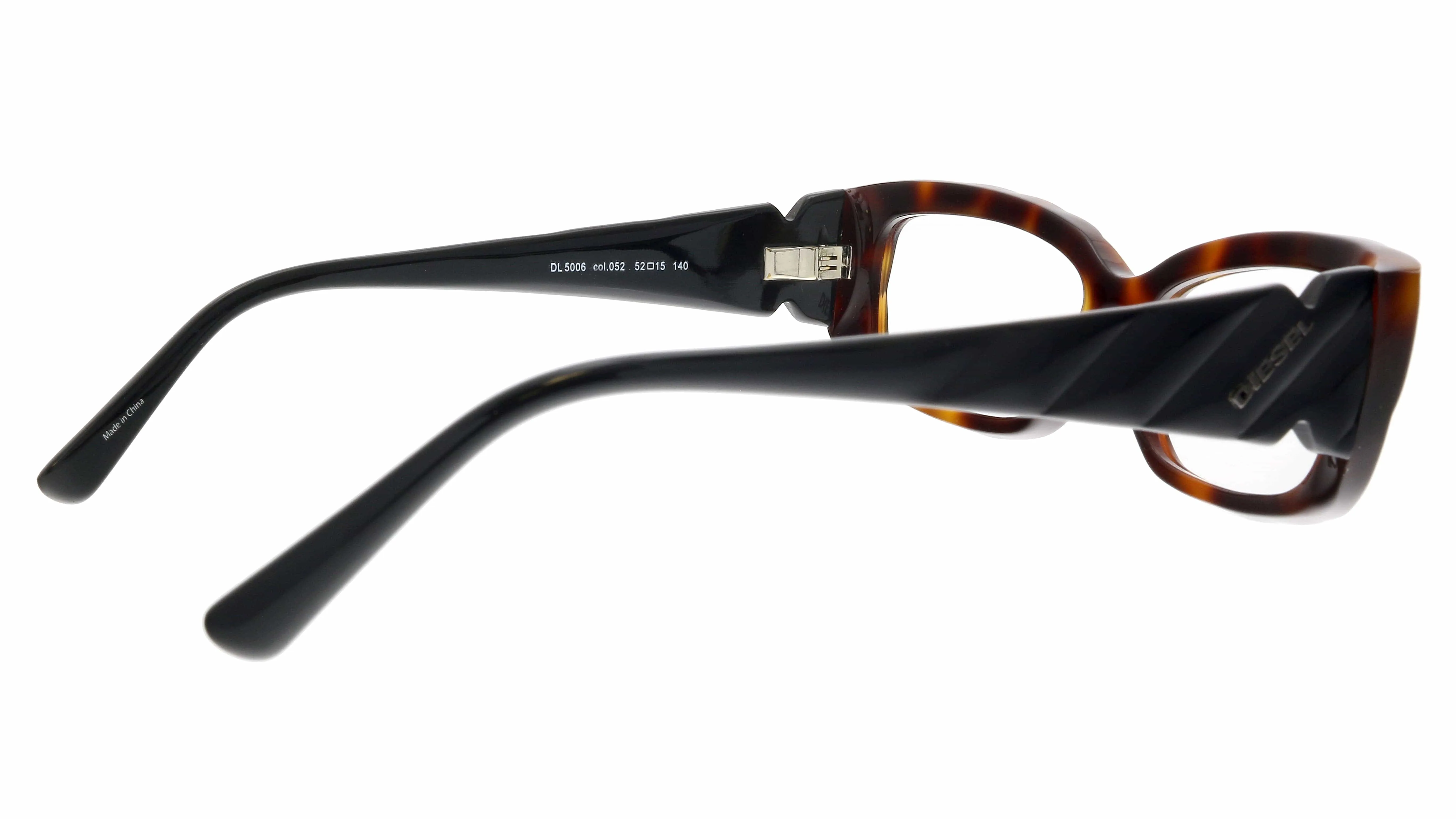 Diesel DL5006 052 Brown Modified Rectangle Optical Frames