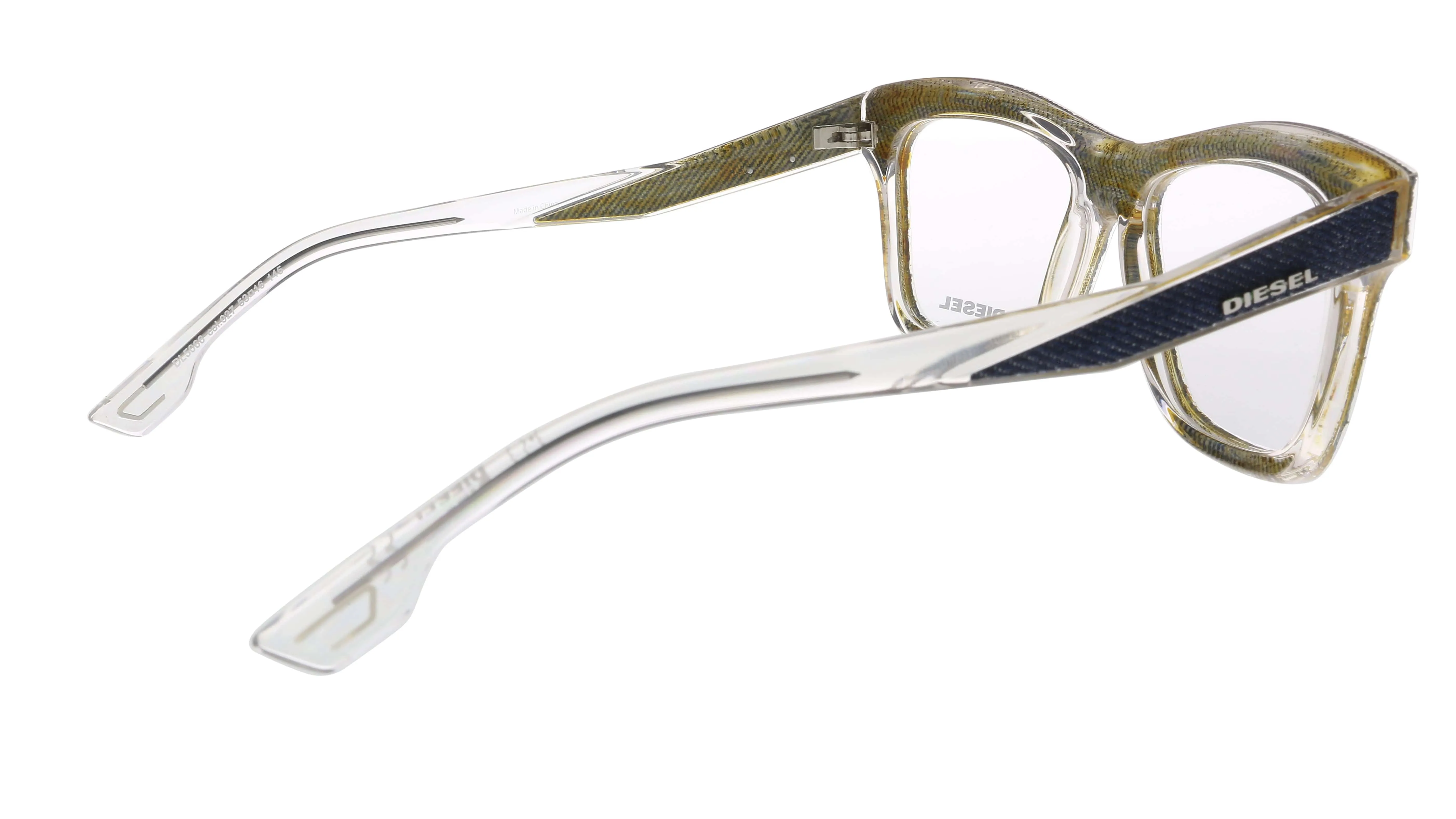 Diesel DL5066 027 Black Modified Rectangle Optical Frames