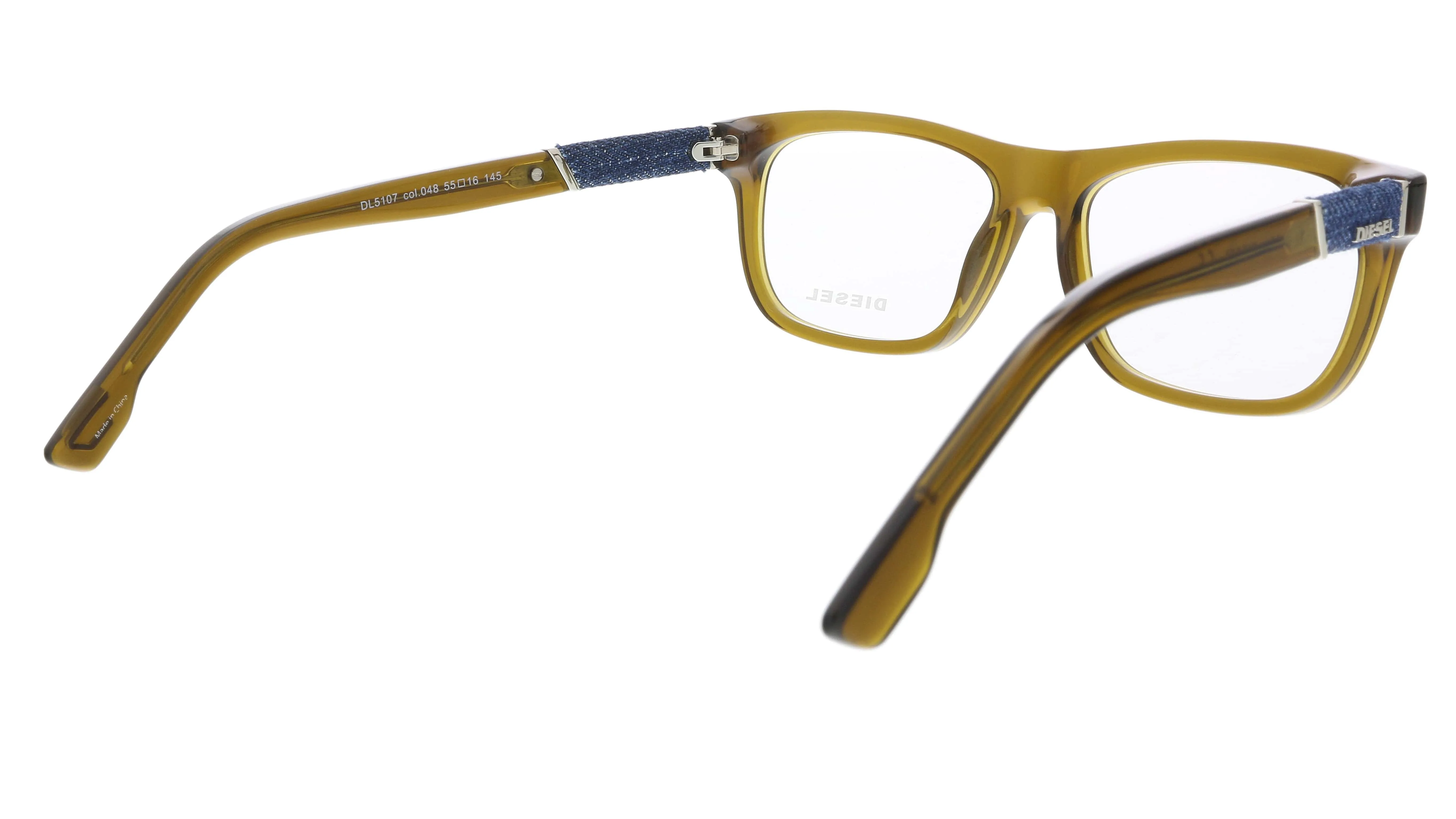 Diesel DL5107 048 Brown Modified Rectangle Optical Frames