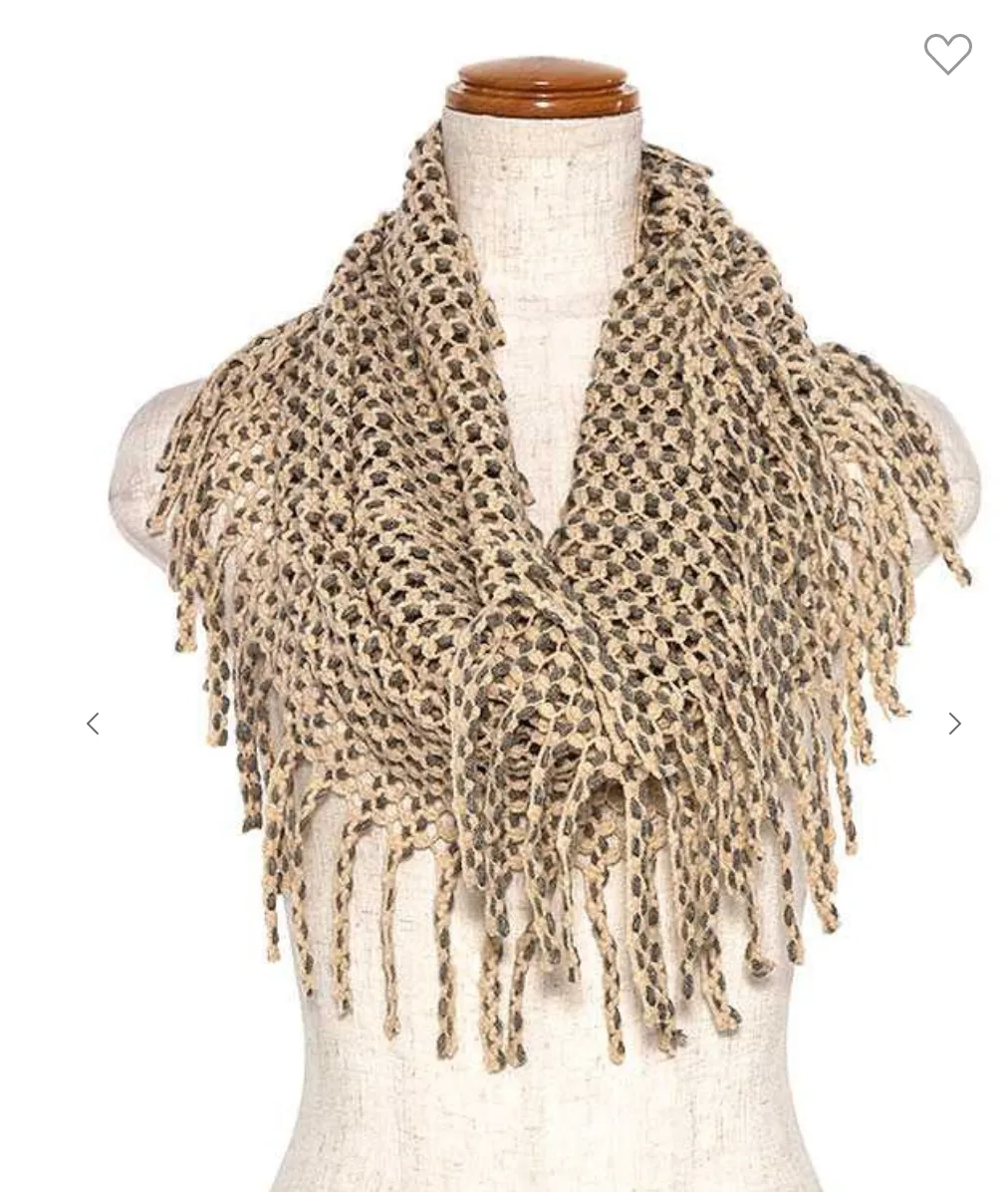 Grey Very Soft Infinity Scarf