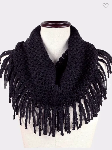 Grey Very Soft Infinity Scarf