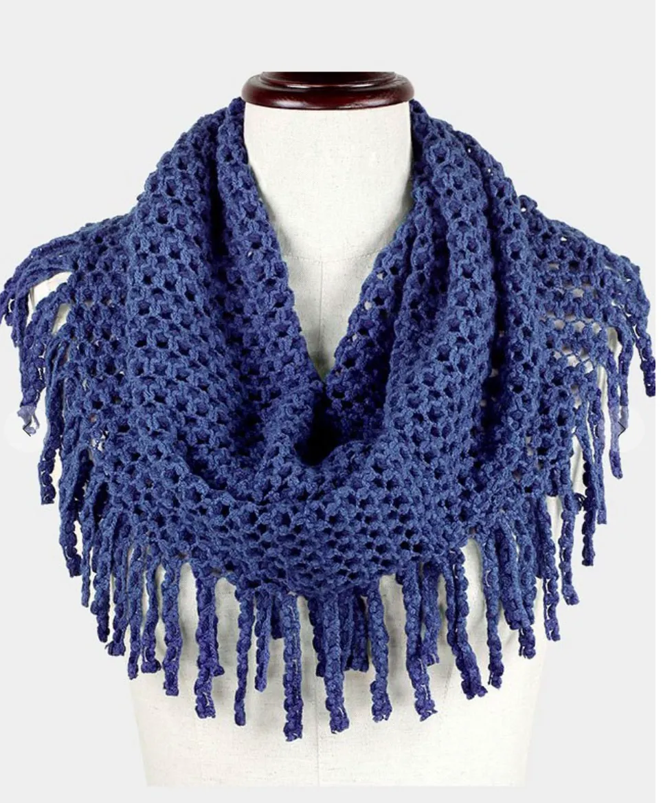 Grey Very Soft Infinity Scarf