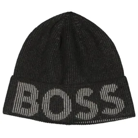 Knitted-Logo Beanie