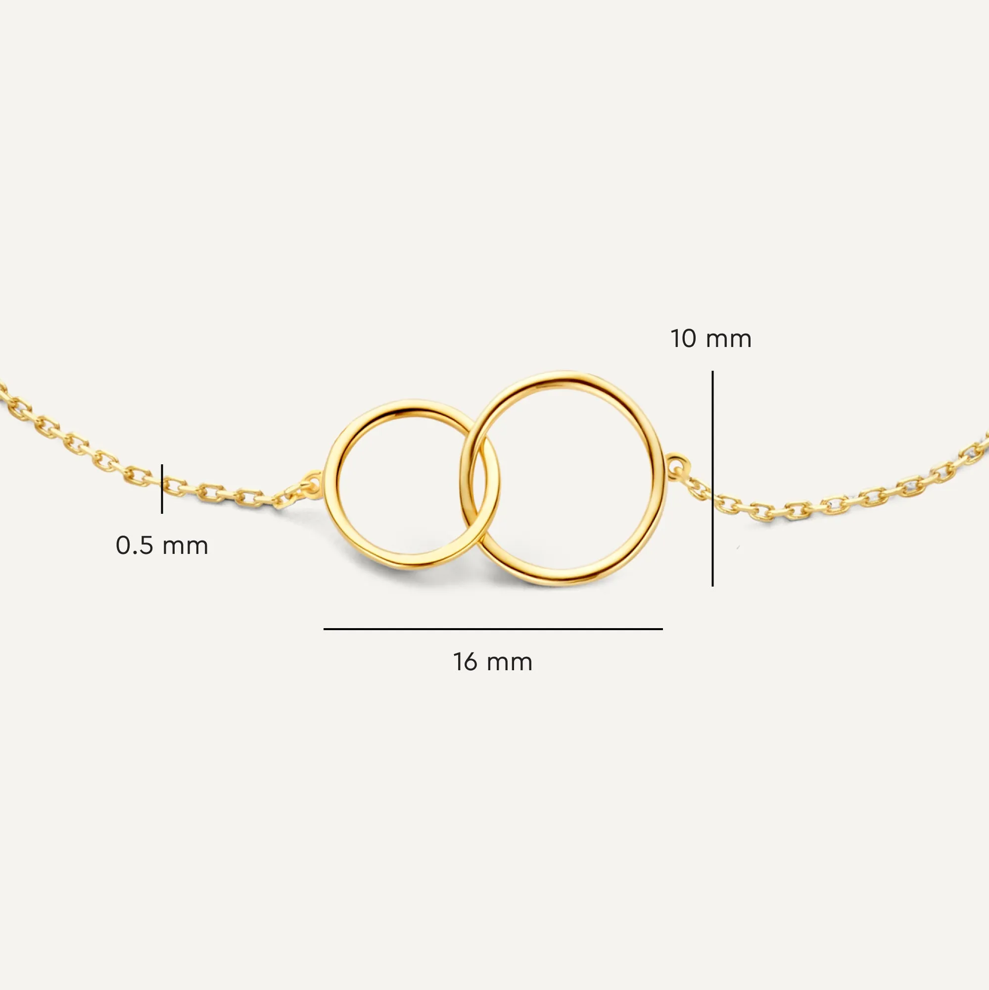 Linked Infinity Bracelet