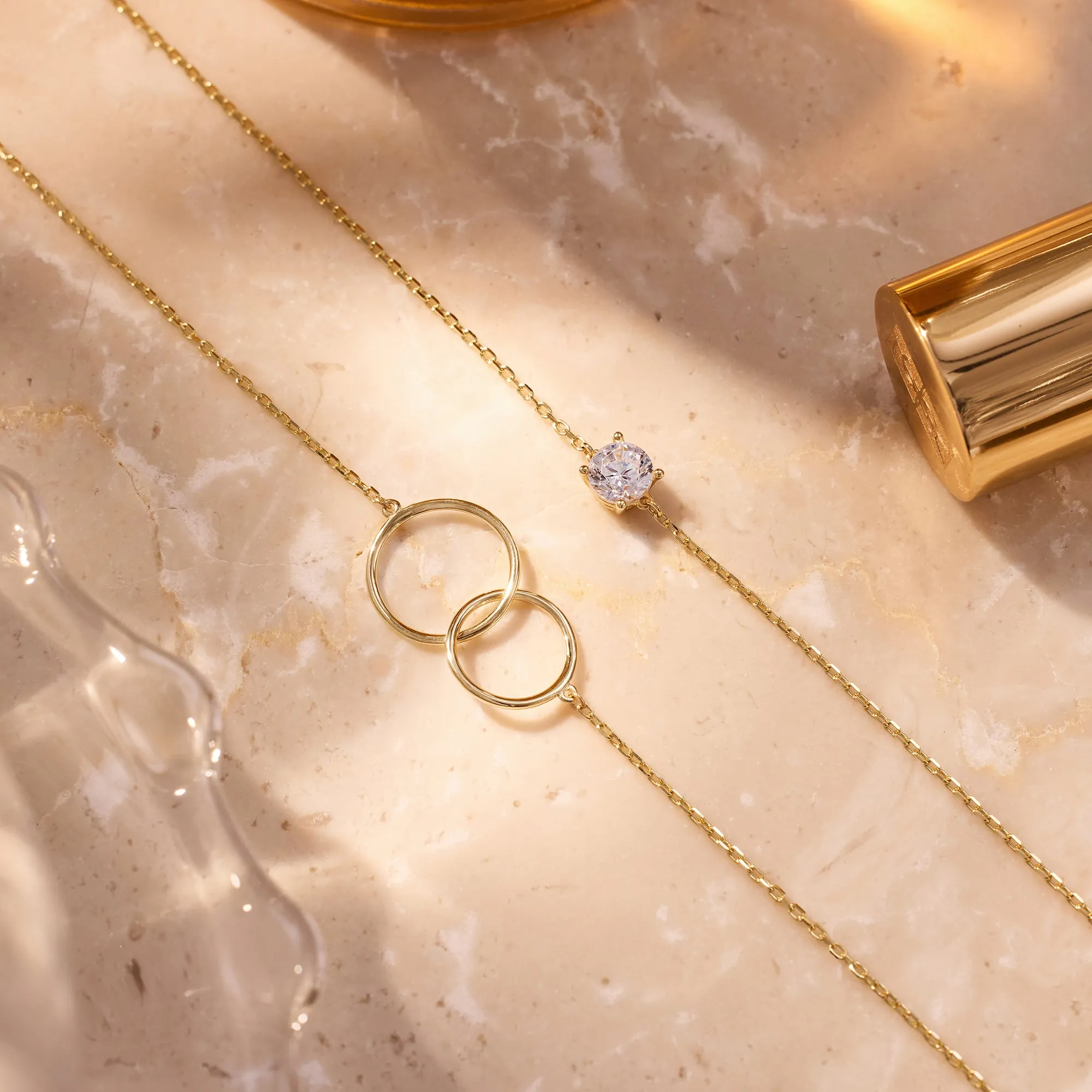 Linked Infinity Bracelet