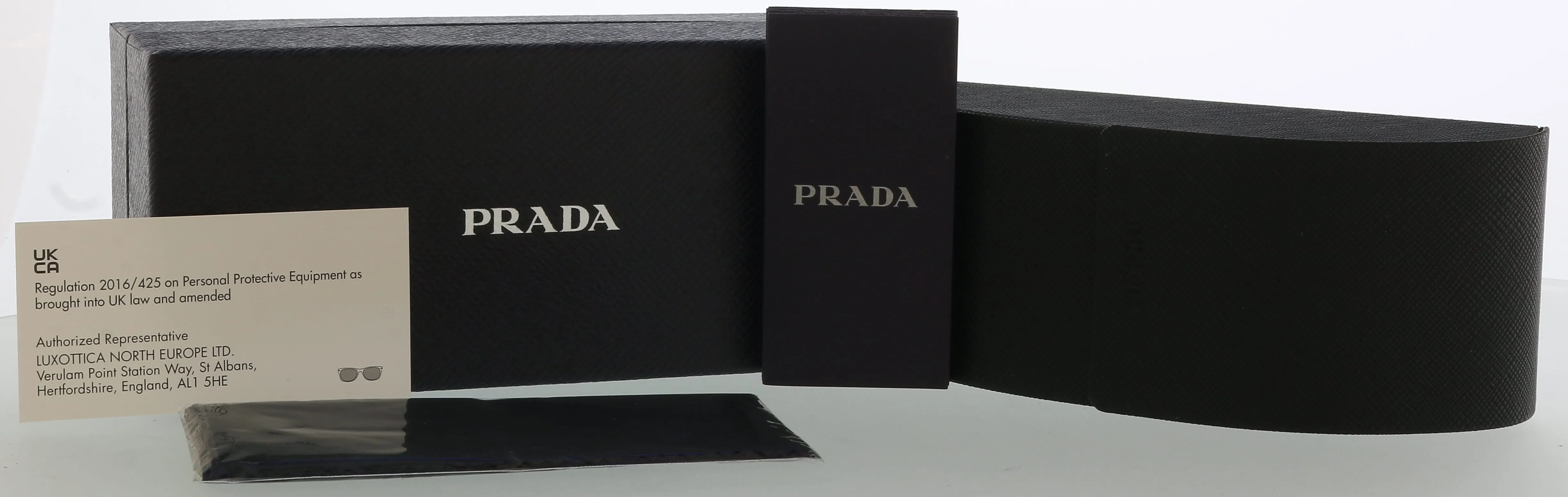Prada 0PR 07YS 06V6O253 Full Rim Bright Red Cateye Sunglasses